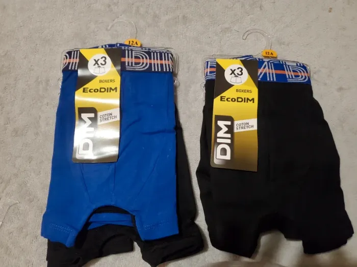 Lot de 6 boxer Dim 12 ans