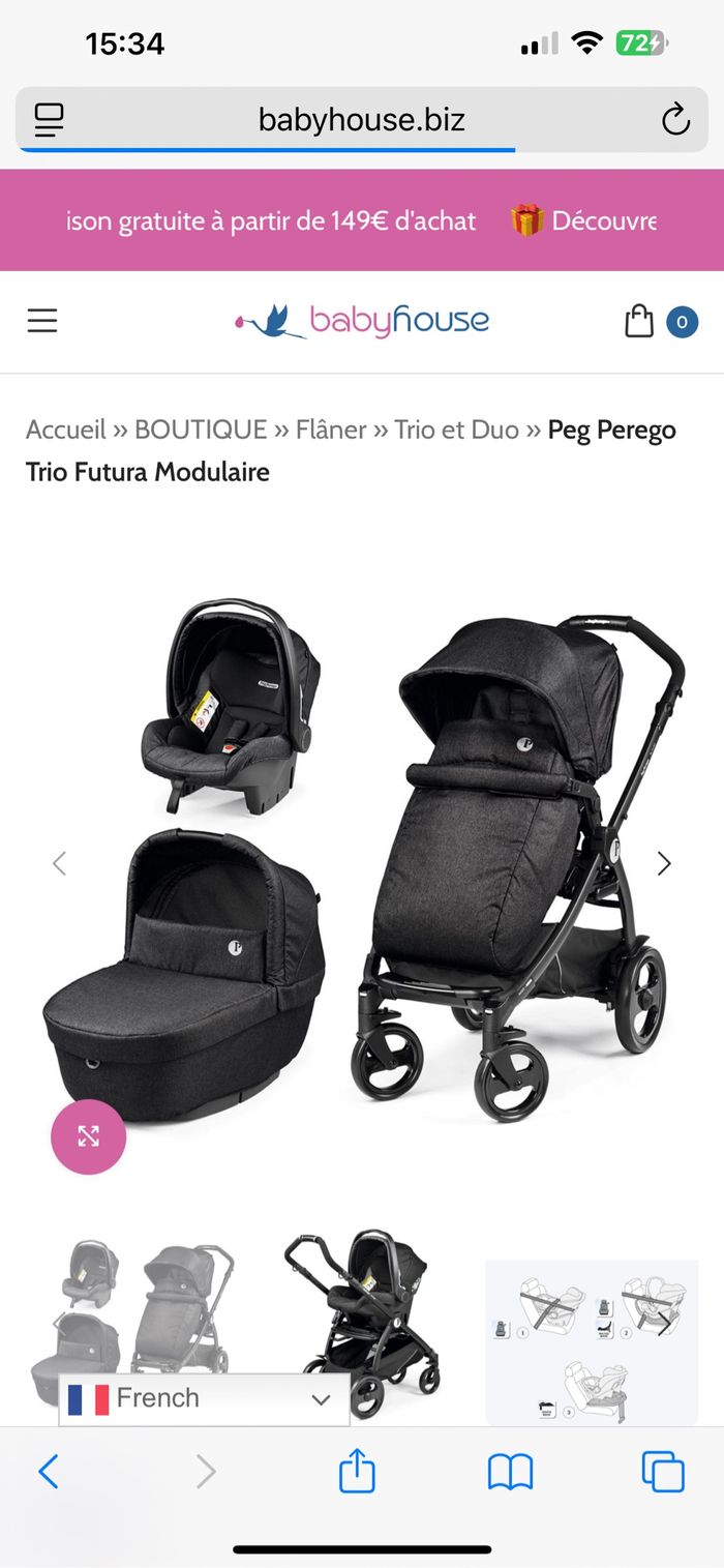 Poussette peg perigo