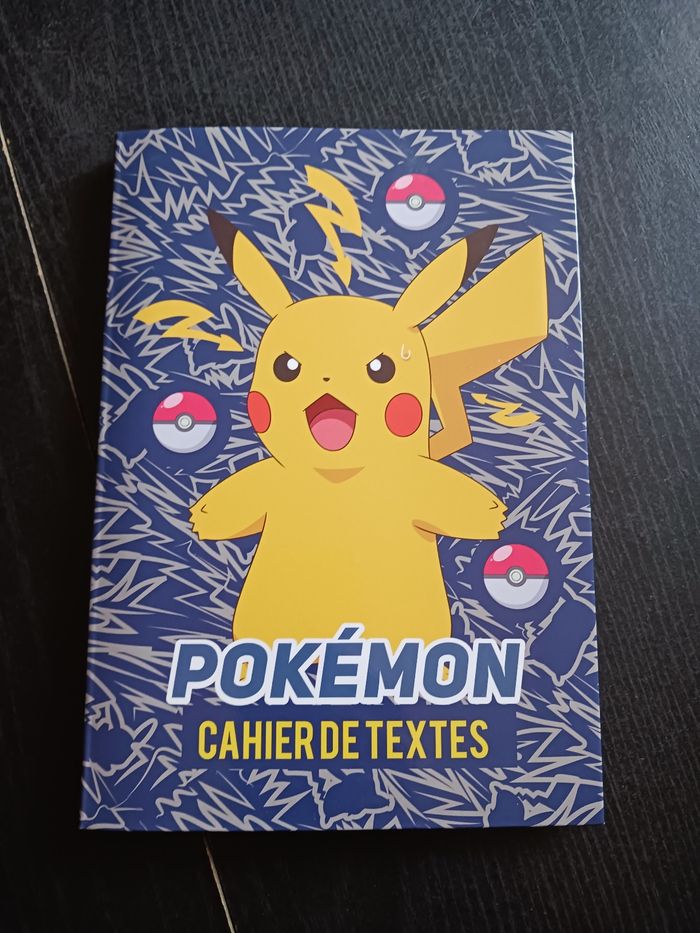 Cahier de texte Pokemon