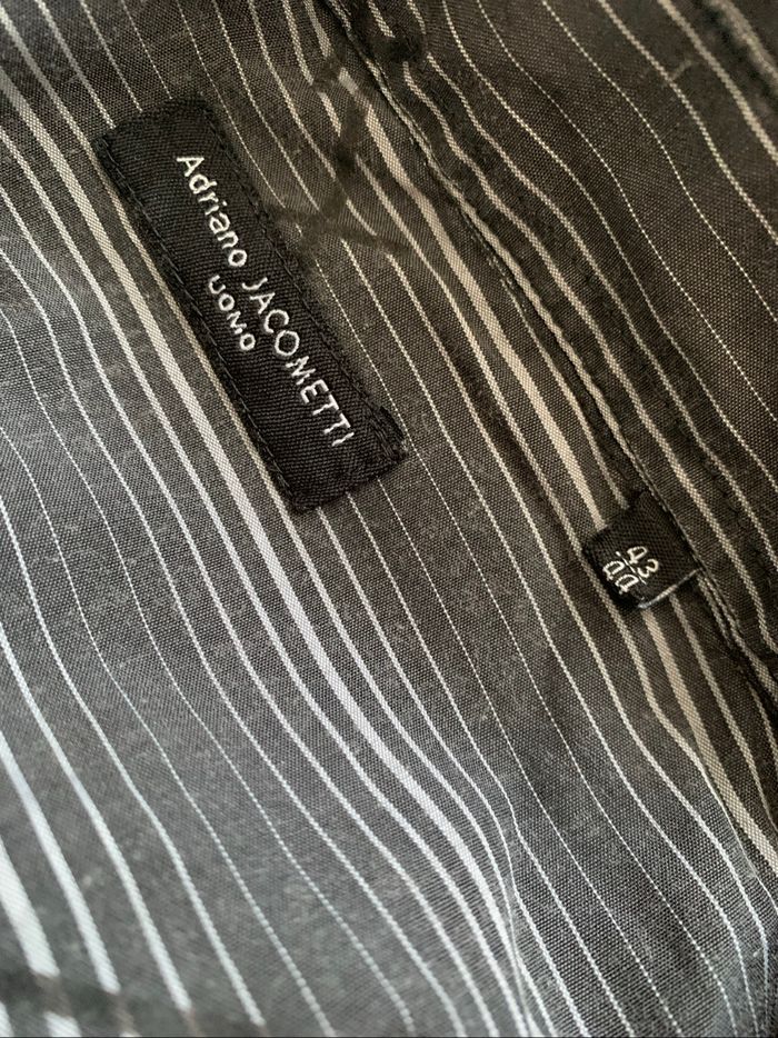 Lot 6 chemises Adriano Jacometti  43/44 - photo numéro 4