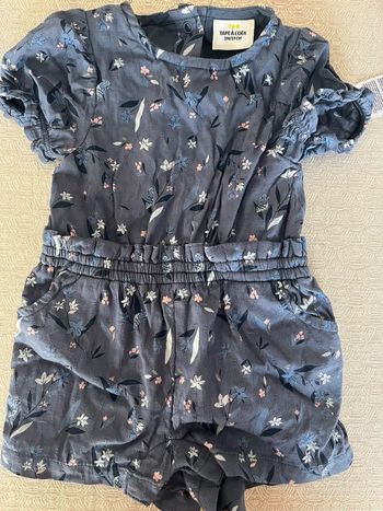 Combishort bébé fille