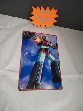 🤖Plaque Métallique Goldorak 🤖
