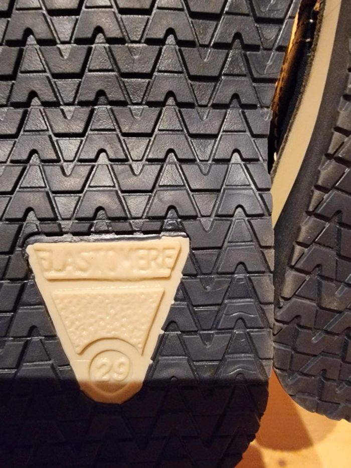 Chaussure type kickers bleu - photo numéro 3