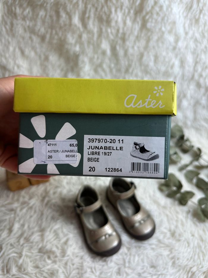 Paire de sandales bronze Aster taille 20 - photo numéro 5