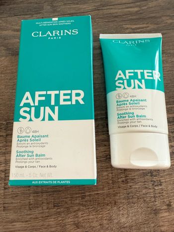 Clarins baume apaisant après soleil