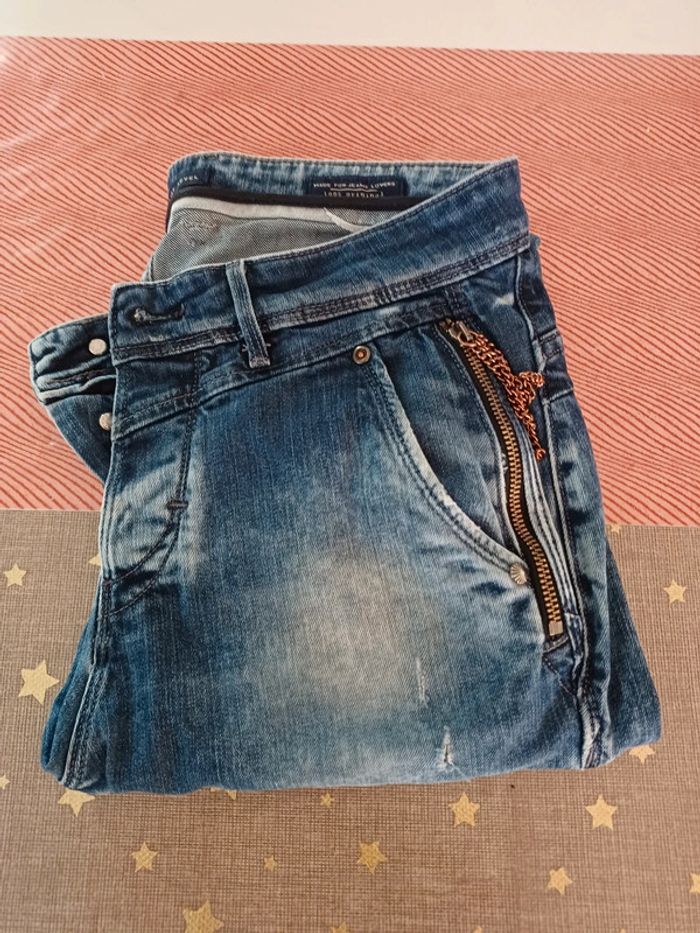 Jean salsa troué baggy