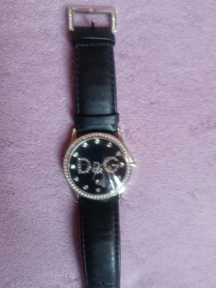 Montre cuir noir Dolce & Gabbana - photo numéro 7