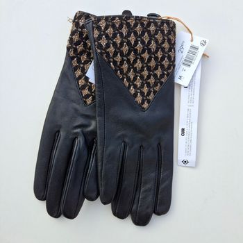 Paires de Gants En Cuir Neuf Noir Patrice Bréal