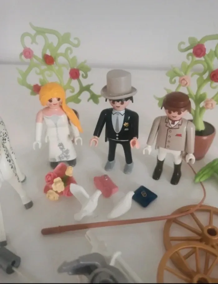 Playmobil piece détaché du 9427 carrosse et couple de mariés - photo numéro 3