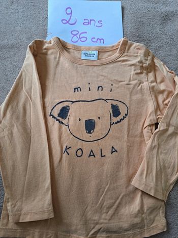 Tee shirt koala tape a l'oeil