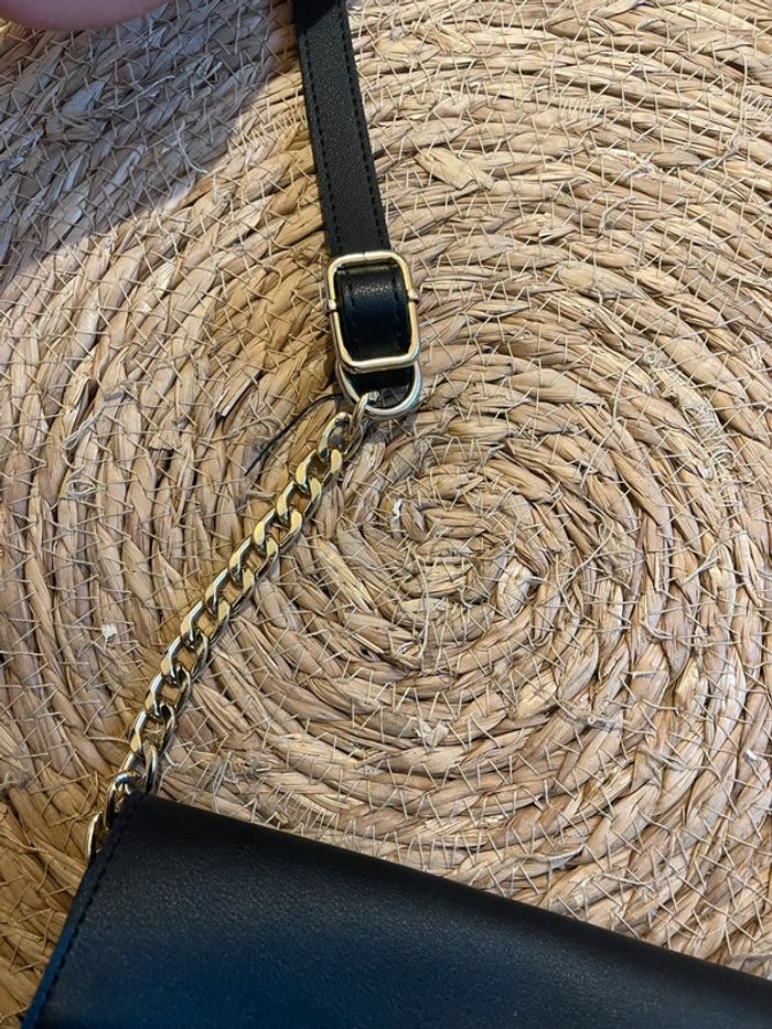 Sac à main noir et doré - photo numéro 3