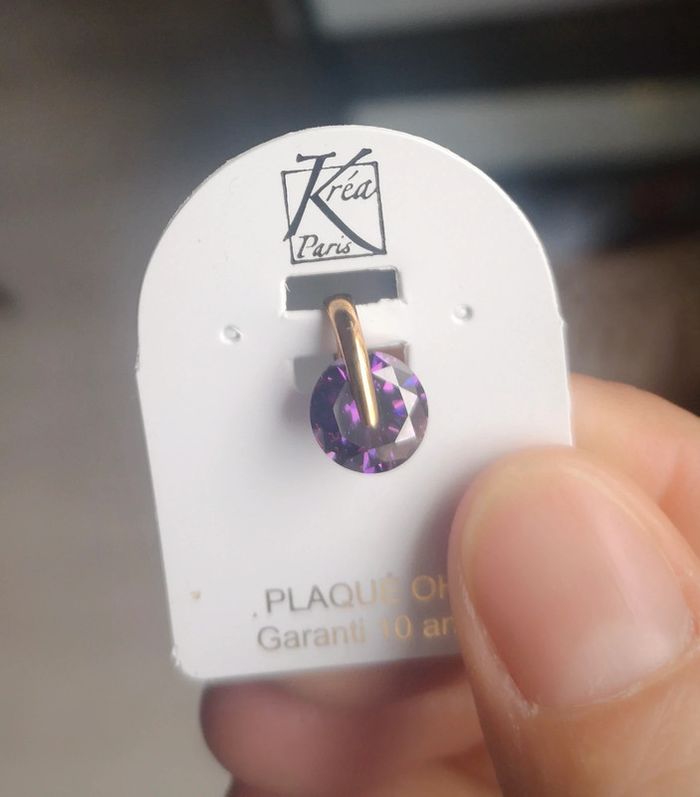 Pendentif plaqué or