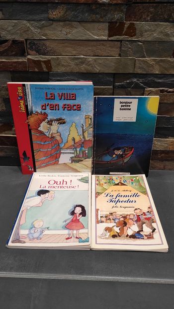 Lot de 4 livres enfants