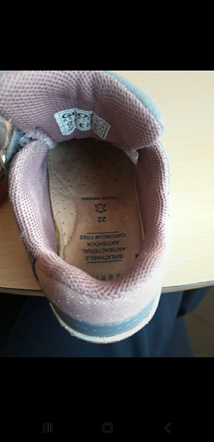 Baskets geox taille 22 - photo numéro 7