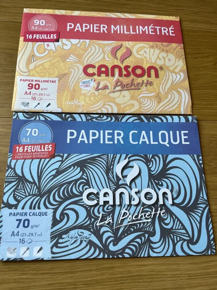 Lot Papier calque et millimétré - photo numéro 2