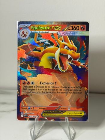 Carte Pokémon Dracaufeu 022/217 - Héros Transcendants me2.5