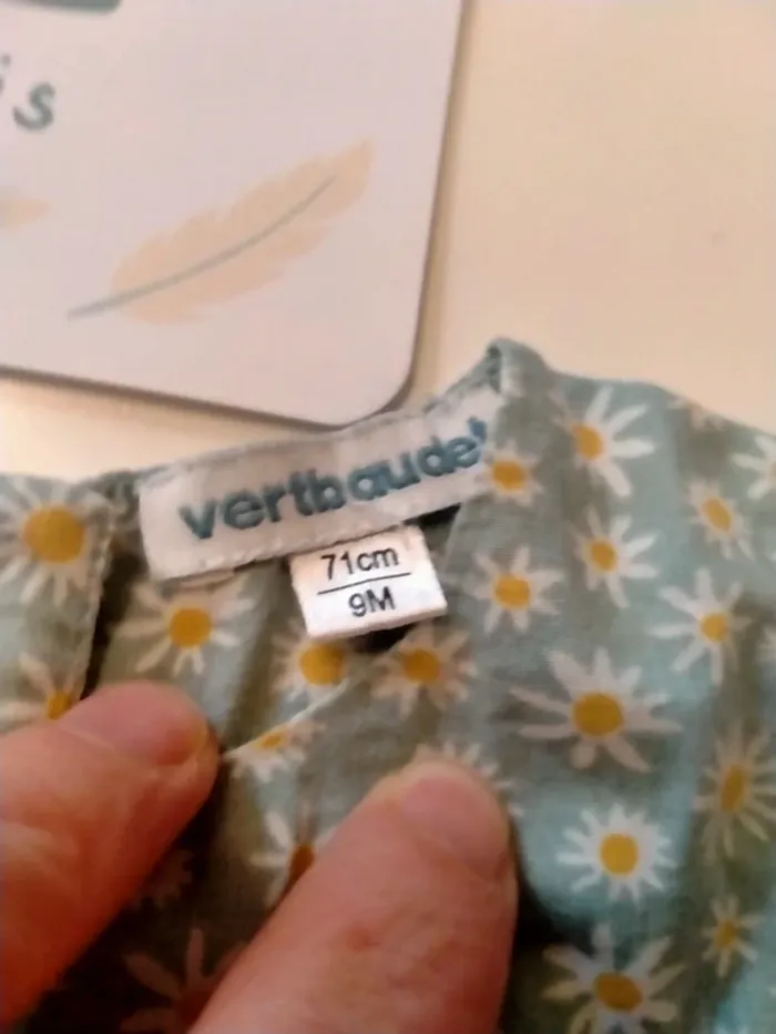 Blouse bébé fille Vertbaudet Taille 9 mois - photo numéro 3