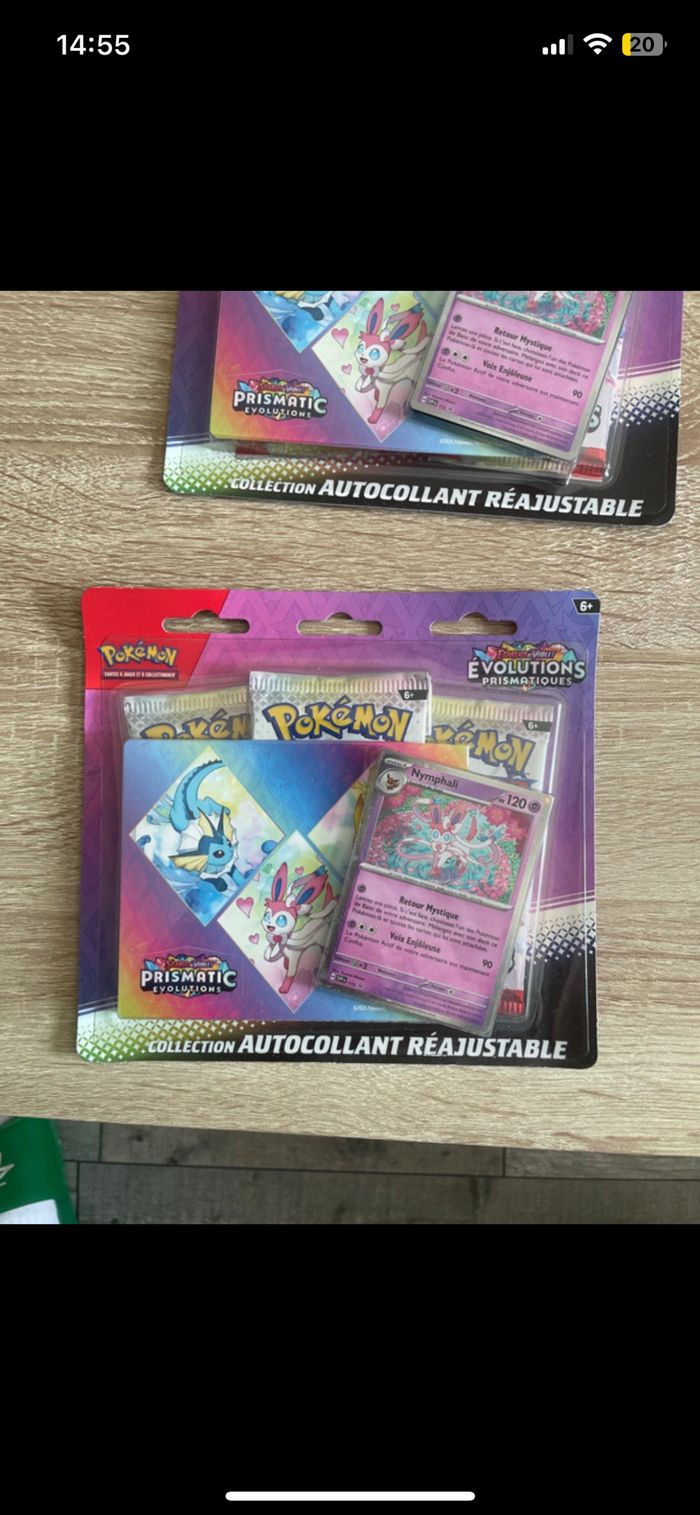 Lot 2 tripack Nymphali évolutions prismatiques 8.5 - photo numéro 4