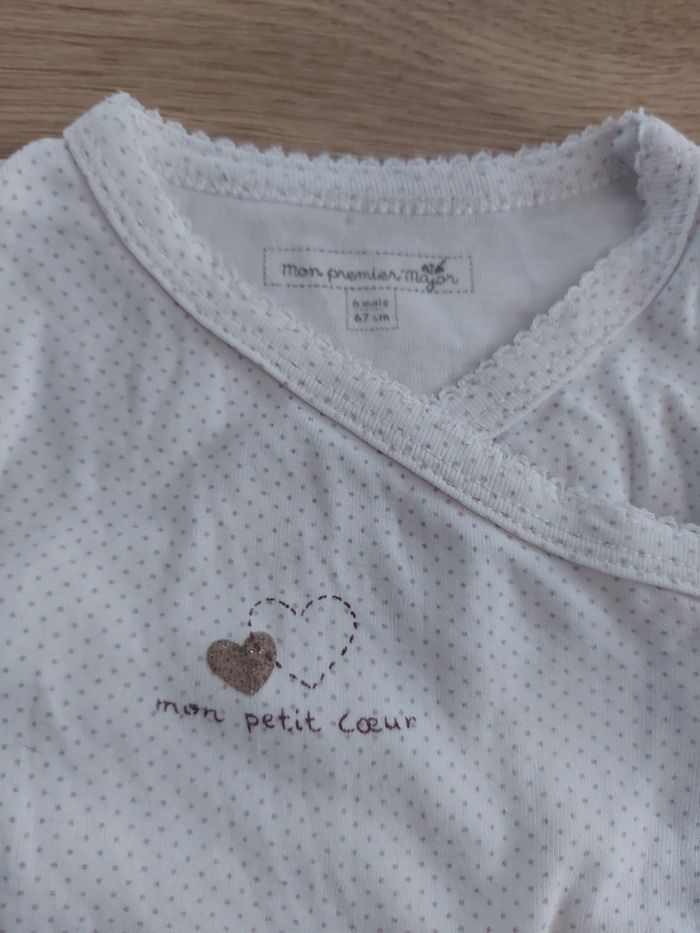 Lot 2 bodies ML 6 mois - photo numéro 2