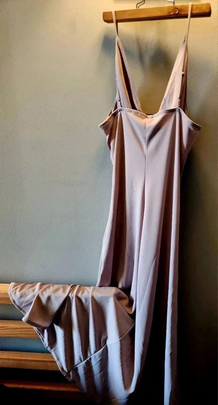 Robe longue mauve H&M - photo numéro 5