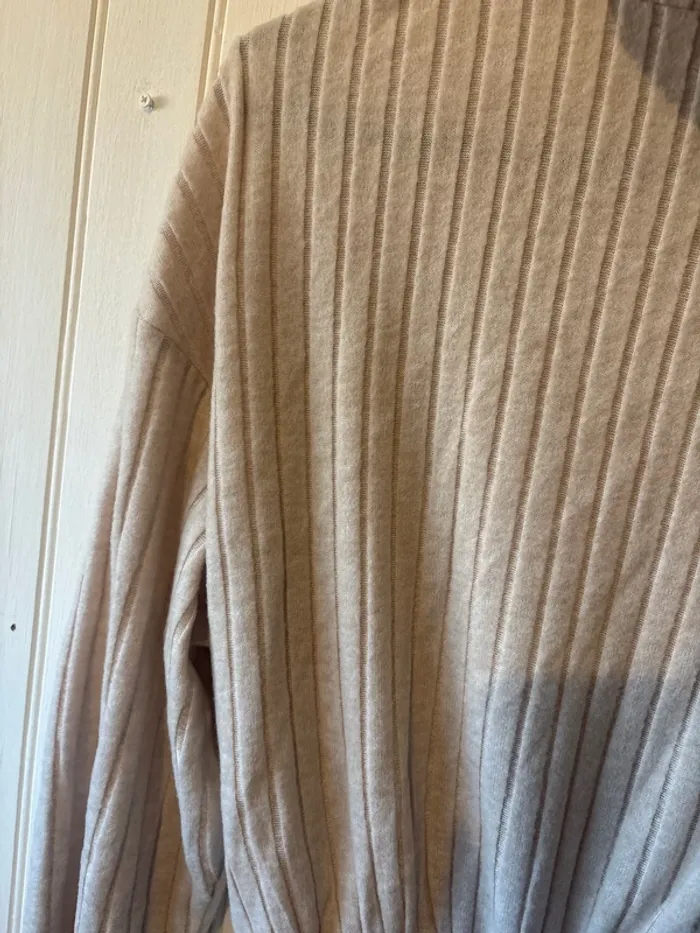 Robe pull beige - photo numéro 2
