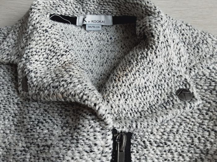 Vêtement fille veste type blazer noir et blanc Kookaï - photo numéro 4