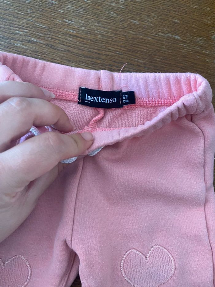 Jogging molletonné rose - photo numéro 2