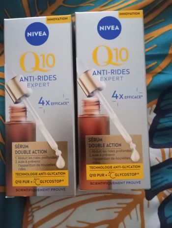 Lot de deux nivea anti rides Q10