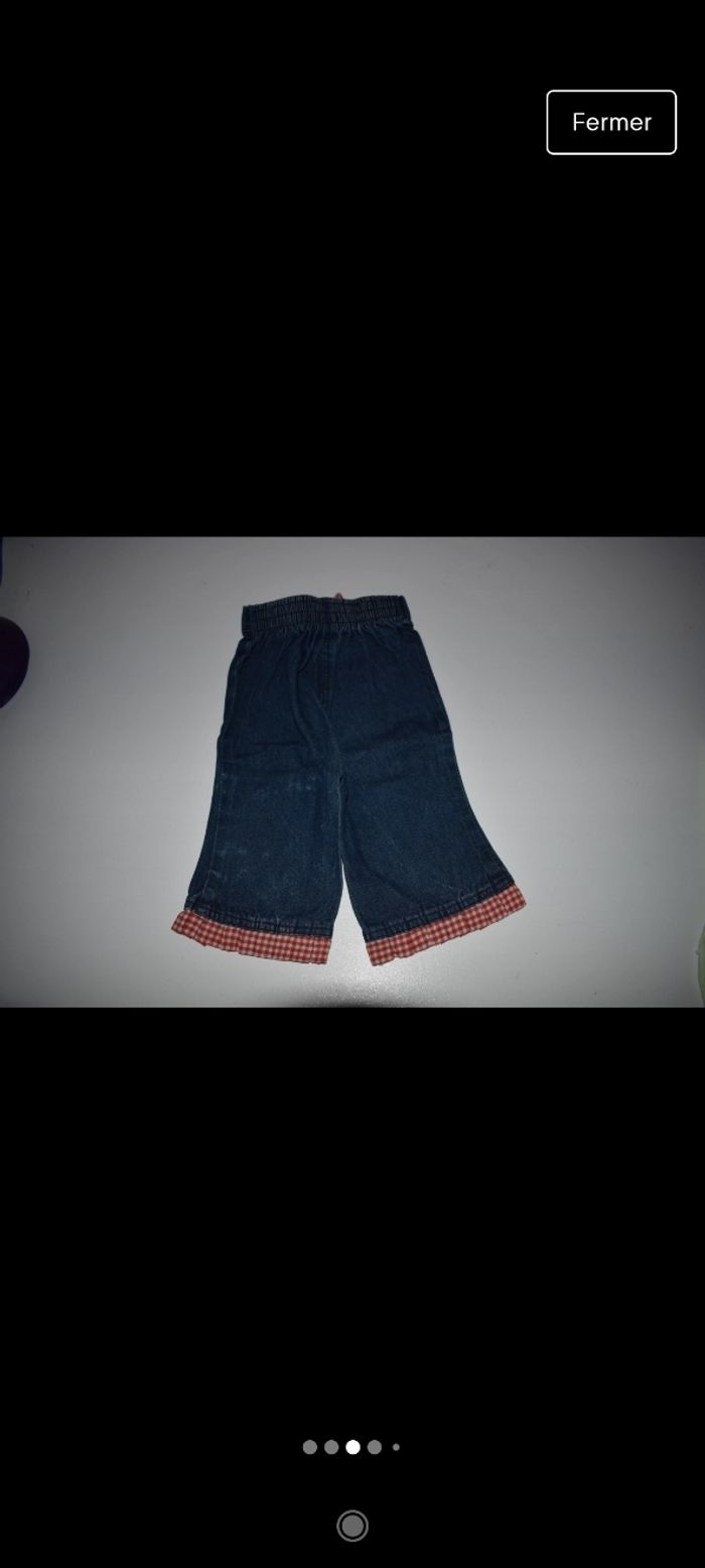 Lot de 2 pantalons fille 3 mois - photo numéro 5