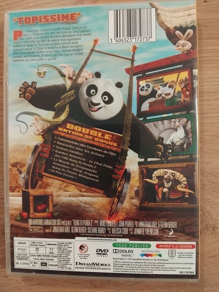 Dvd King fu panda - photo numéro 2