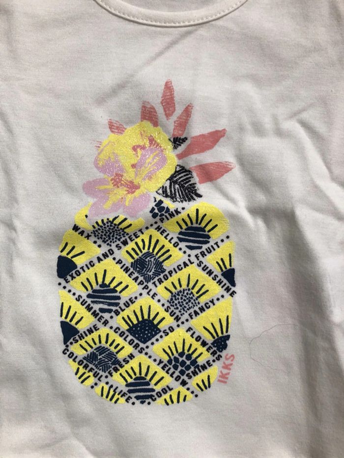 T-shirt ikks neuf 74cm 12m - photo numéro 3