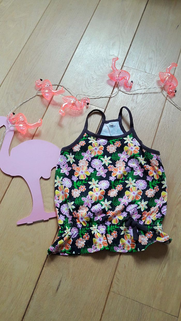 Débardeur à fleurs