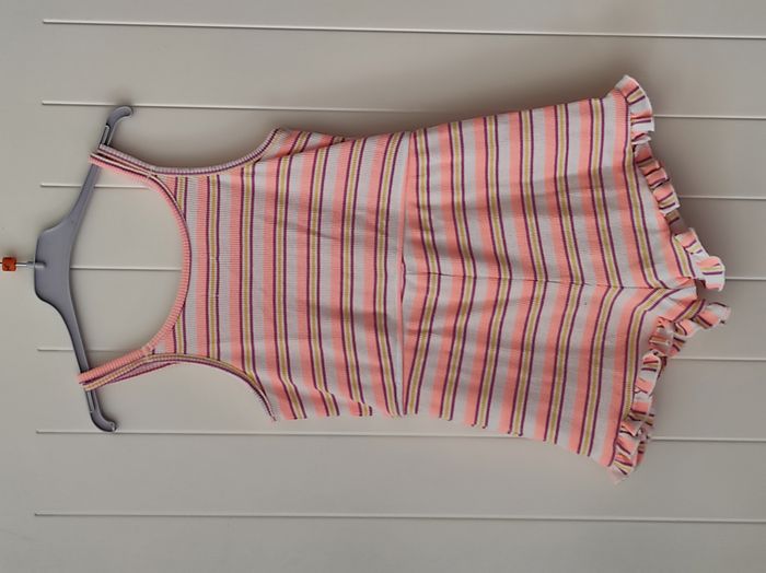 🩱 Combishort fille rayé – 8 ans (taille petit, correspond à 7 ans) - photo numéro 3