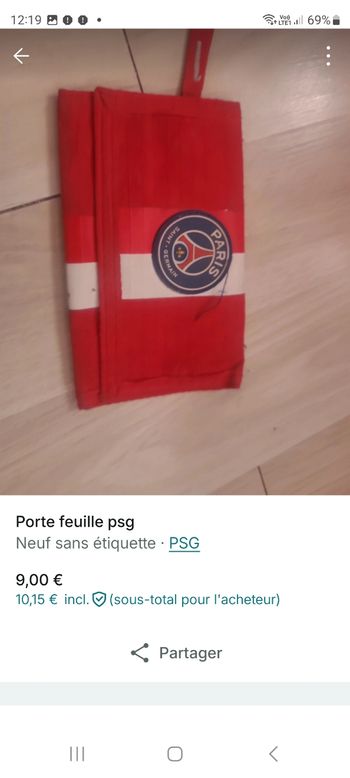 Porte monnaie Psg