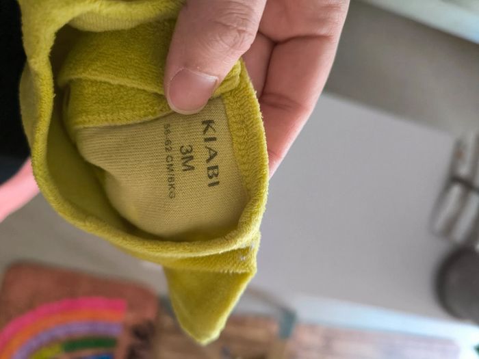Pyjamas jaune 3 mois - photo numéro 4