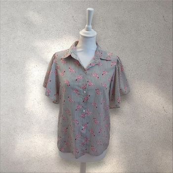 Chemise fluide manches courtes amples 36-38