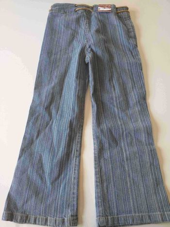 Jeans rayé 12ans