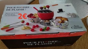 Coffret fondue chocolat