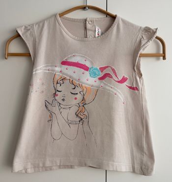 T-shirt Kidkanai, taille 4 ans