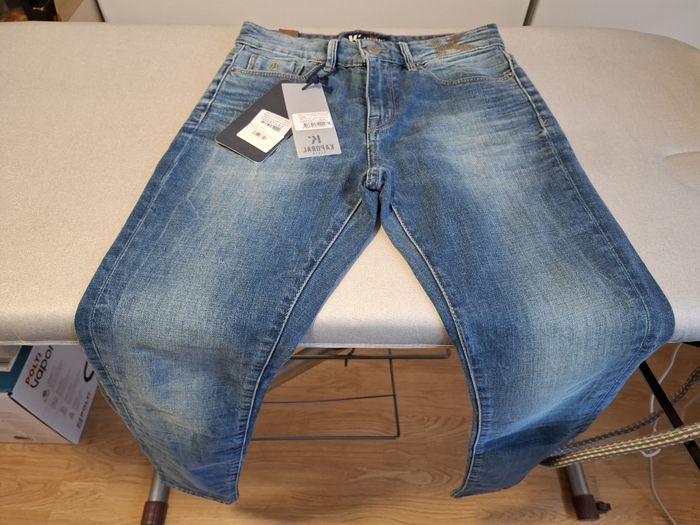 Beau jean Kaporal femme slim standard 34 cobalt neuf et étiqueté - photo numéro 4