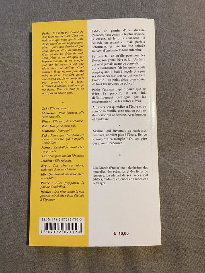 Livre Pablo záni a l’école - photo numéro 2