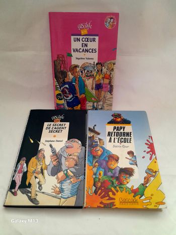Lot de 3 Romans pour enfants Collection Cascade