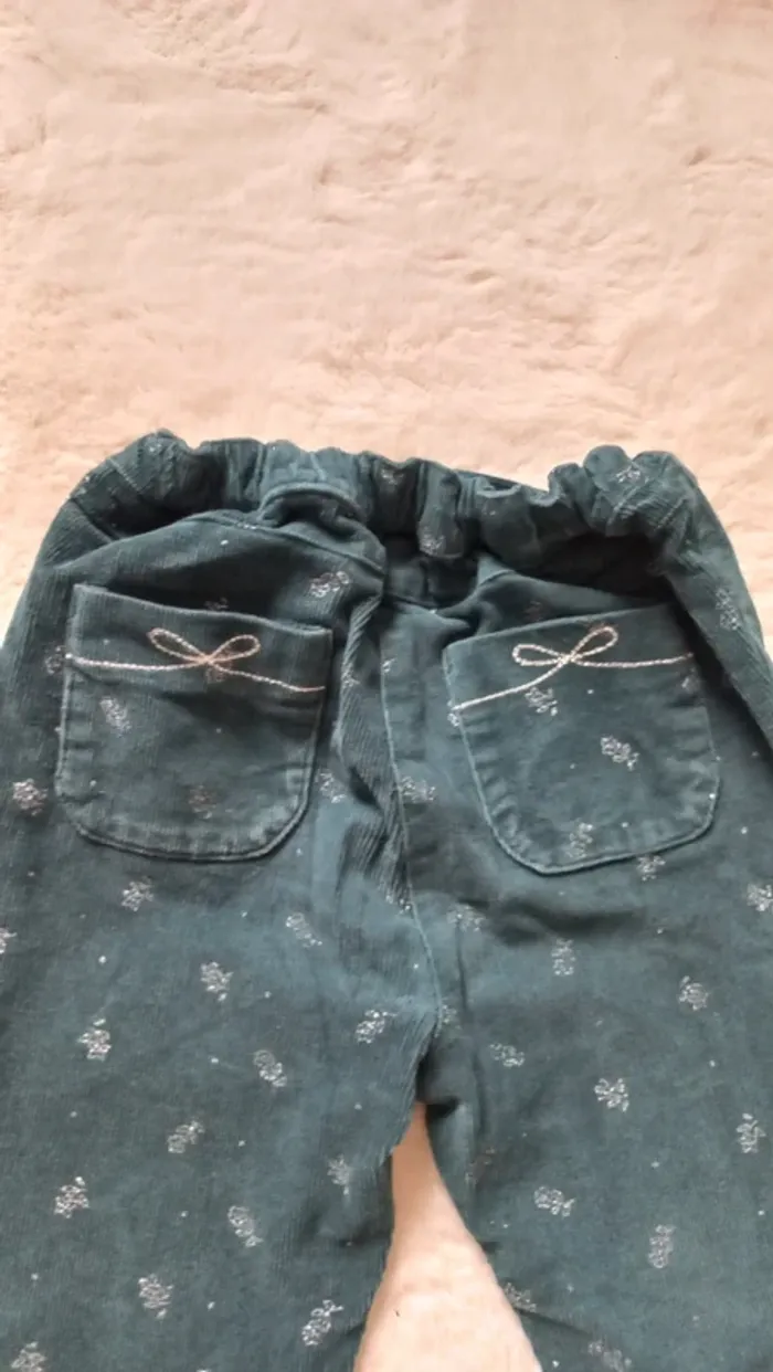Jegging velours 6ans Sergent major - photo numéro 6