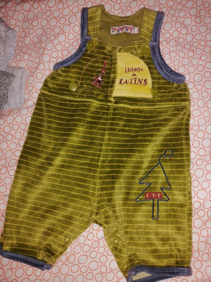 Combinaison en velours la compagnie des petits 3 mois