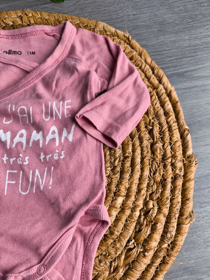 Body bebe Fille 1mois manche longue - photo numéro 5