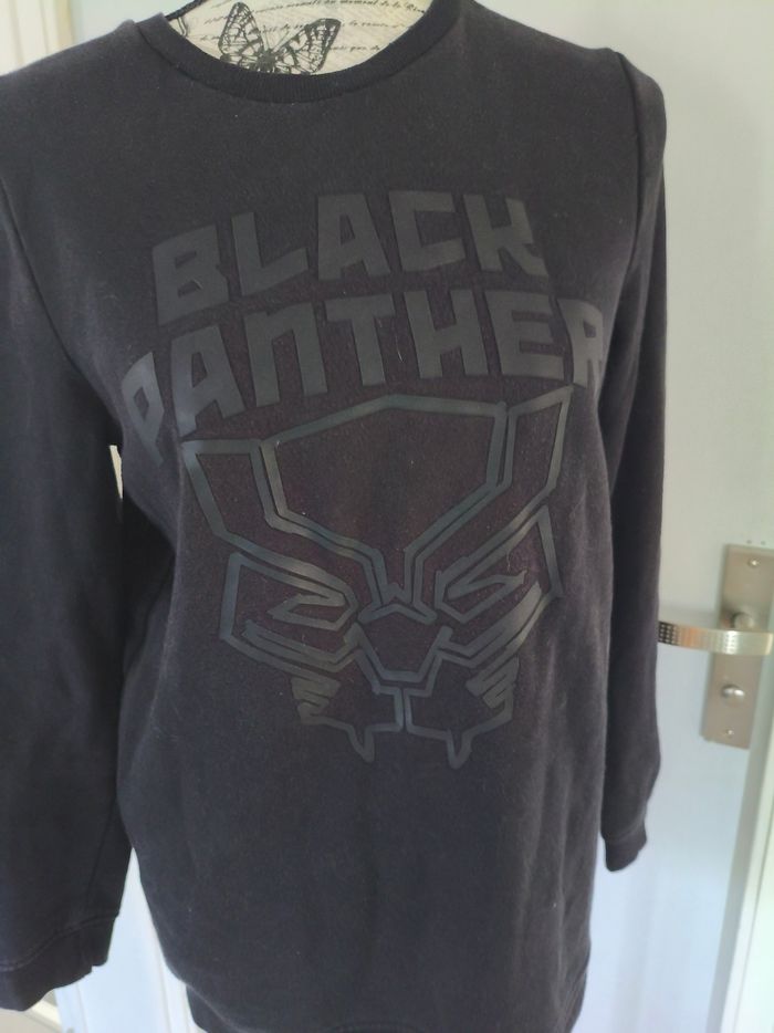 🌸Sweat Black Panther Marvel 14-15 ans ou XS🌸 - photo numéro 3