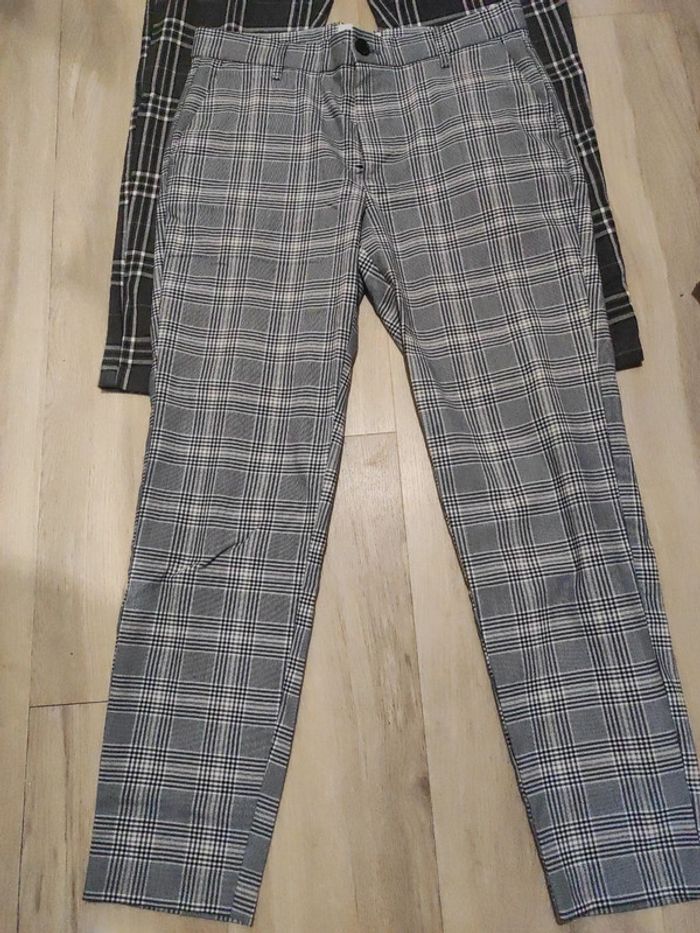 Lot de 2 Chino a carreaux - photo numéro 2