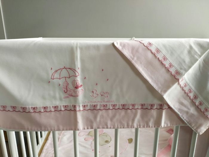 Ensemble de lit bébé fille 6 pièces - photo numéro 10
