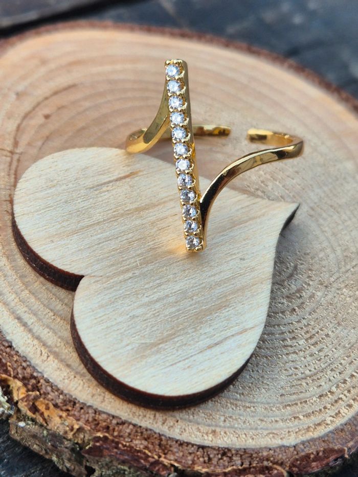 Magnifique bague étincelante acier - photo numéro 4