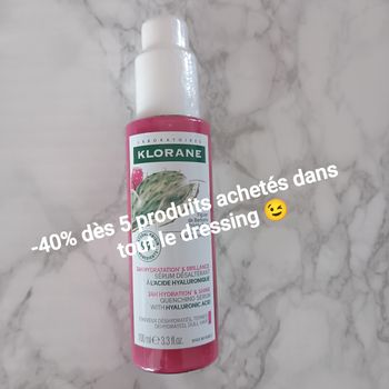 Klorane sérum désaltérant à l'acide hyaluronique cheveux  100mL
